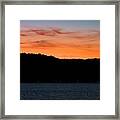 Lake Keuka Sunset Framed Print