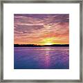 Lake Sunrise Framed Print