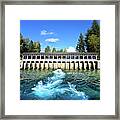 Lake Tahoe Dam Framed Print