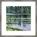 Lake Terrel Framed Print