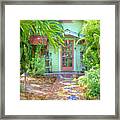 Lake Worth Beach Home And Cottage Tour  419 North Palmway Framed Print
