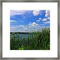 Land, Water And Sky Framed Print