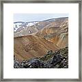 Landmannalaugar Volcanic Landscape Framed Print