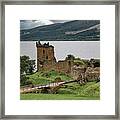 Landscape Urquhart Castle Scotland Framed Print
