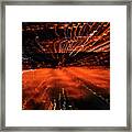 Las Vegas Orange Light Mirage Framed Print