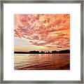 Late Summer Sunset Framed Print