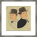 Laurel And Hardy Framed Print