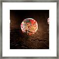 Lava Sphere Framed Print