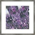 Lavender Haze Chandelier Framed Print