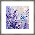 Lavender Leisure- Lavender Wall Art Framed Print