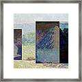 Layered 13 Monet Framed Print