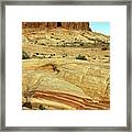 Layers Of Rock Framed Print