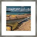 Lazy Logs Framed Print