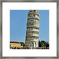 Leaning Tower Of Pisa Framed Print