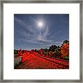 Led Signal At The Pi Junction In Paducah, Ky Framed Print
