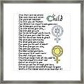Legacy Of An Adopted Child Framed Print