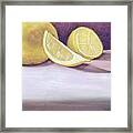 Lemons Still Life Framed Print