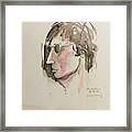Lennon 12-8-80 Framed Print