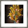 Leopard Lilies Framed Print