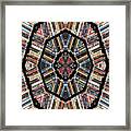 Library Kaleidoscope Framed Print