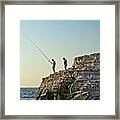 Life Is Beautiful - Fishing Dream Holiday Framed Print