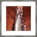 Light Beam Antelope Canyon Framed Print