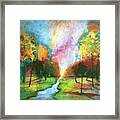 Light In Between Framed Print