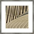 Lines In The Sand Framed Print