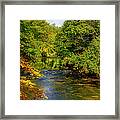 Linville River In Autumn Framed Print