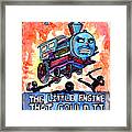 Little Engine Wrong Side Of The Tracks Framed Print