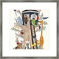 Little Playhouse Framed Print