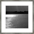 Liverpool.  River Mersey. Sunlight. Framed Print