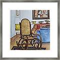 Living Room. Grandparents Rocking Chair Framed Print
