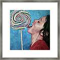 Lollipop Framed Print