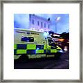 London Ambulances Framed Print
