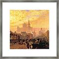 London Sunset Framed Print