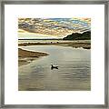 Loneliness And  Serenity In Wide Range Photography Framed Print