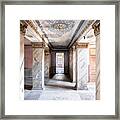 Long Corridor In Decay Framed Print