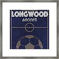 Longwood College Sports Vintage Poster Framed Print