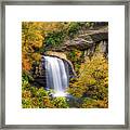 Looking Glass Falls Framed Print