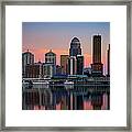 Louisville Skyline Framed Print