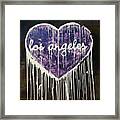 Love Los Angeles Framed Print