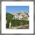 Lovely Manor Castle Combe Cotswold District England Framed Print