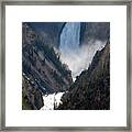 Lower Falls, Yellowstone National Park, Wyoming Framed Print