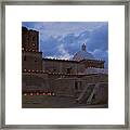 Luminarias And Buttresses Framed Print