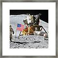 Lunar Salute 3 - Apollo 15 Framed Print