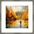Lure Of Fly Fishing Framed Print