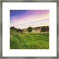 Lush Green Pastures Framed Print