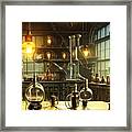 Mad Scientist Lab-warm Lights Framed Print