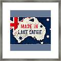 Made In Lake Cathie, Australia Framed Print